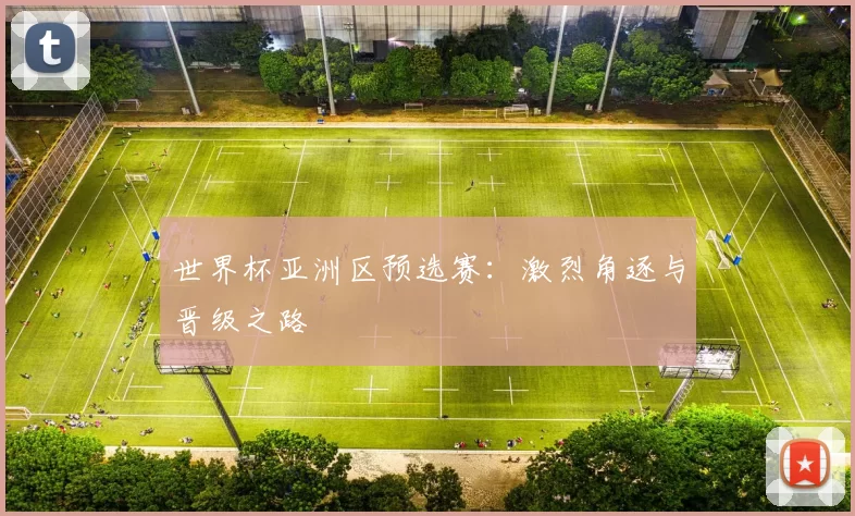 世界杯亚洲区预选赛：激烈角逐与晋级之路