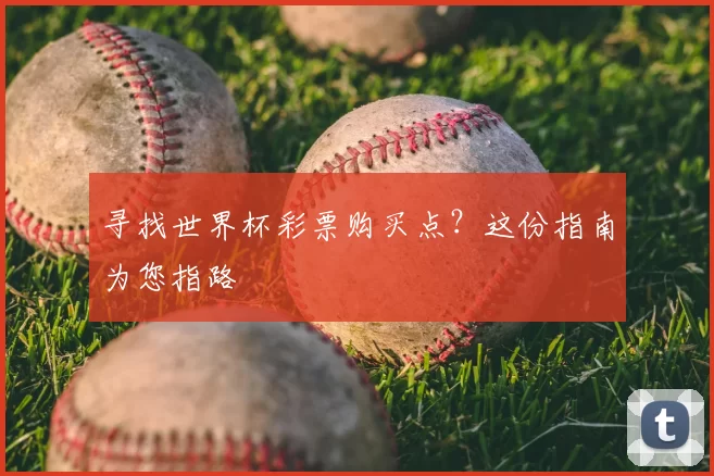 寻找世界杯彩票购买点?这份指南为您指路