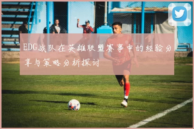 EDG战队在英雄联盟赛事中的经验分享与策略分析探讨